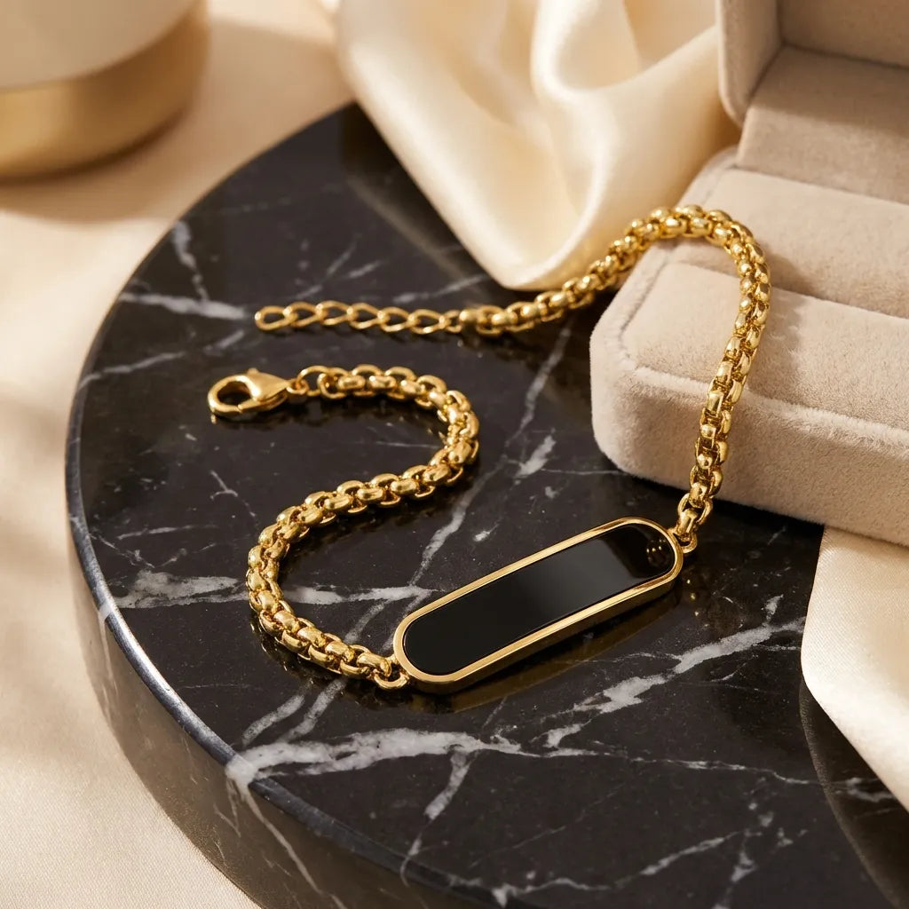 Elegant Silver Rakhi Bracelet