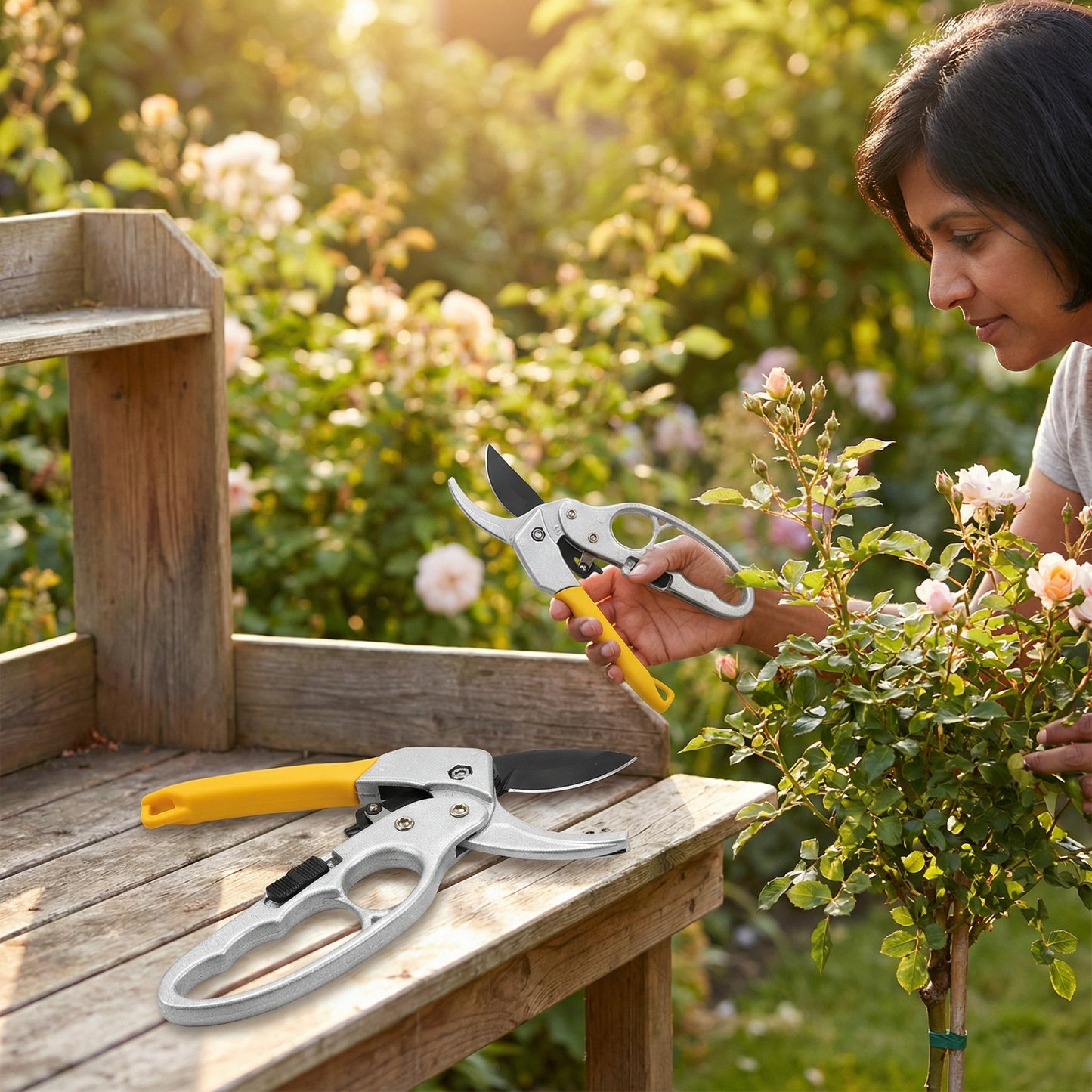 Effortless Ratcheting Pruning Shears