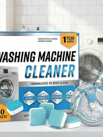 Washing Machine Deep Cleaning Tablets (Pack of 12)