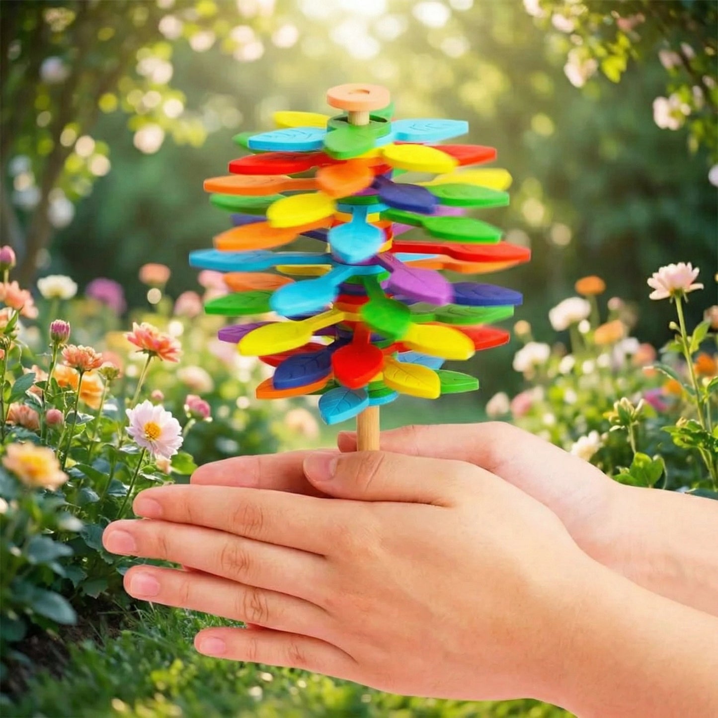 Magical Spinning Flower Candy Toy