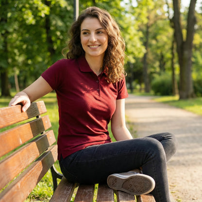 Ketex Maroon Polo T-Shirt