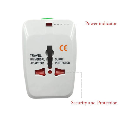 12671 all-in-one universal worldwide travelling ac adaptor plug (au uk us eu) international power charger electric usb