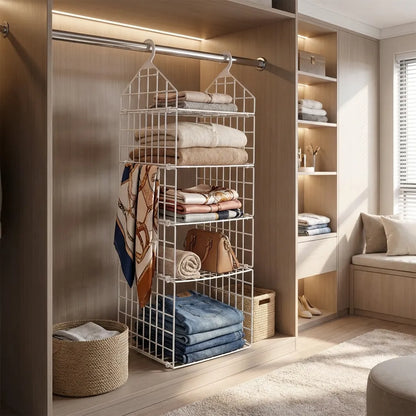 5-Tier Foldable Wardrobe