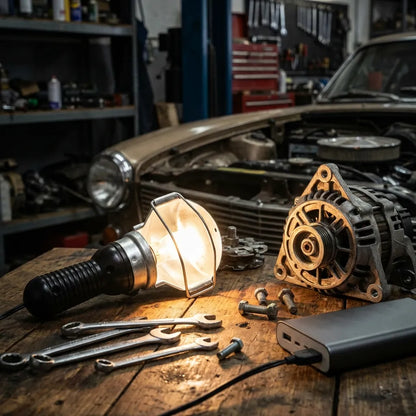 Heavy-Duty Hand Work Lamp for Night Repairs