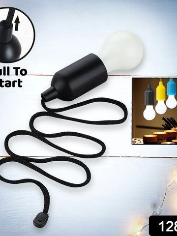 12899 1pcs Led Bulbs Pull Cord Light Led Pull Cord Light Hanging Led Bulb Pull Wire Drawstring Light Bulb Black Led Pendant Lights