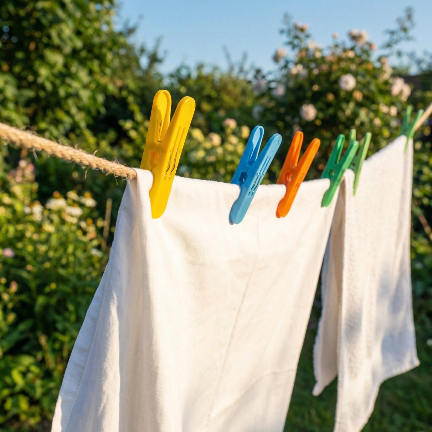 Double Pin Plastic Cloth Clips