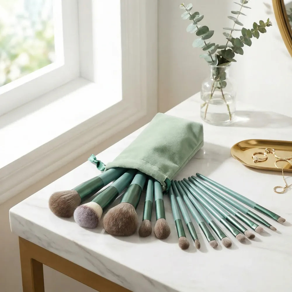 13-piece makeup brush set