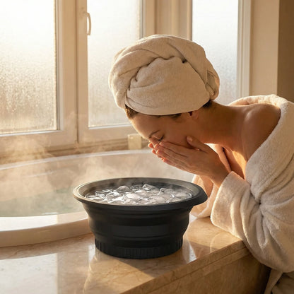 Portable Ice Face Bowl for Puffiness Relief