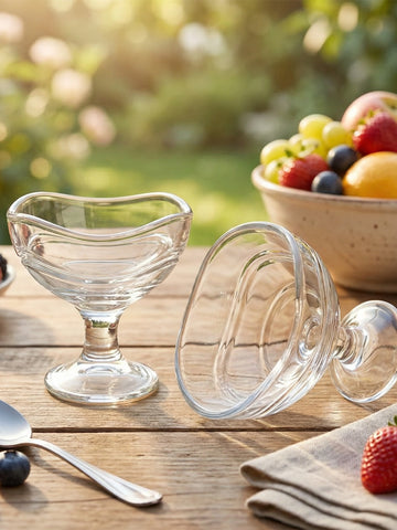 Elegant Glass Dessert Bowls
