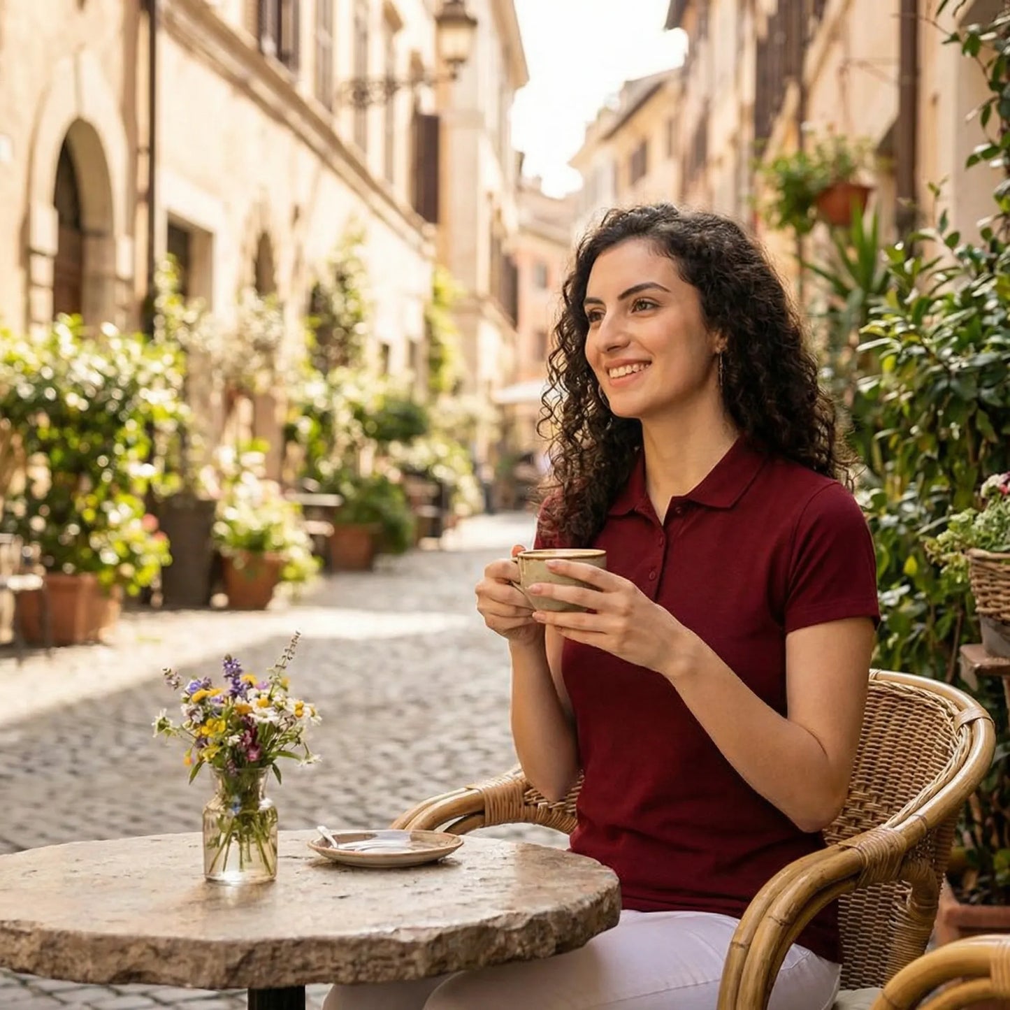 Ketex Maroon Polo T-Shirt