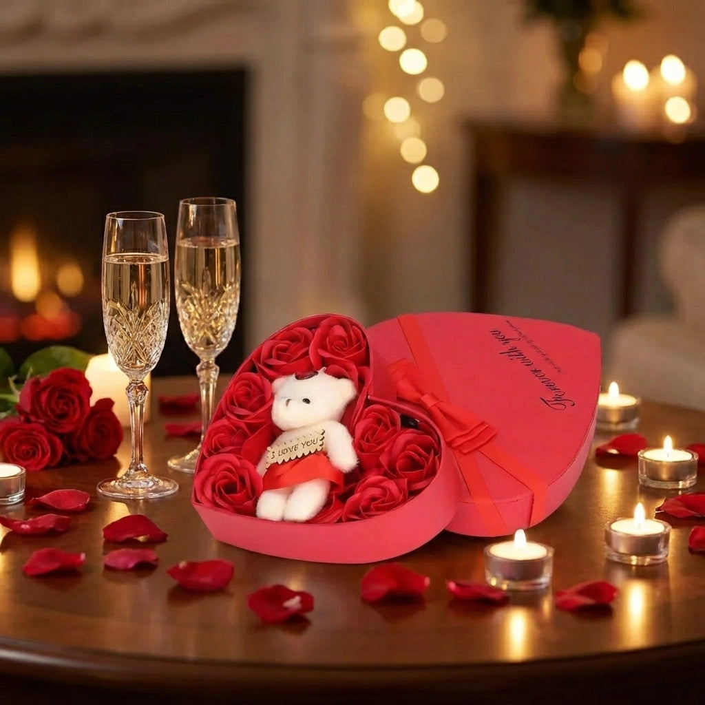 Romantic Soap Flower Gift Box