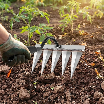 5 Teeth Steel Nail Rake