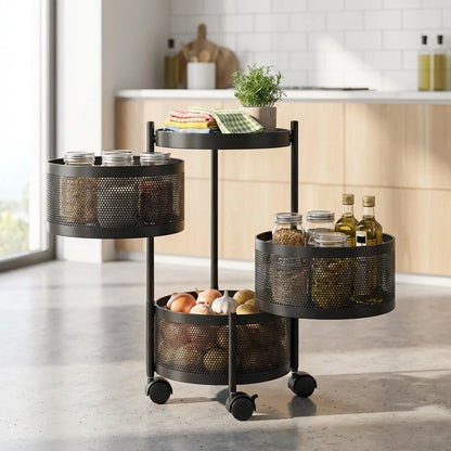 2-Tier Slim Kitchen Cart