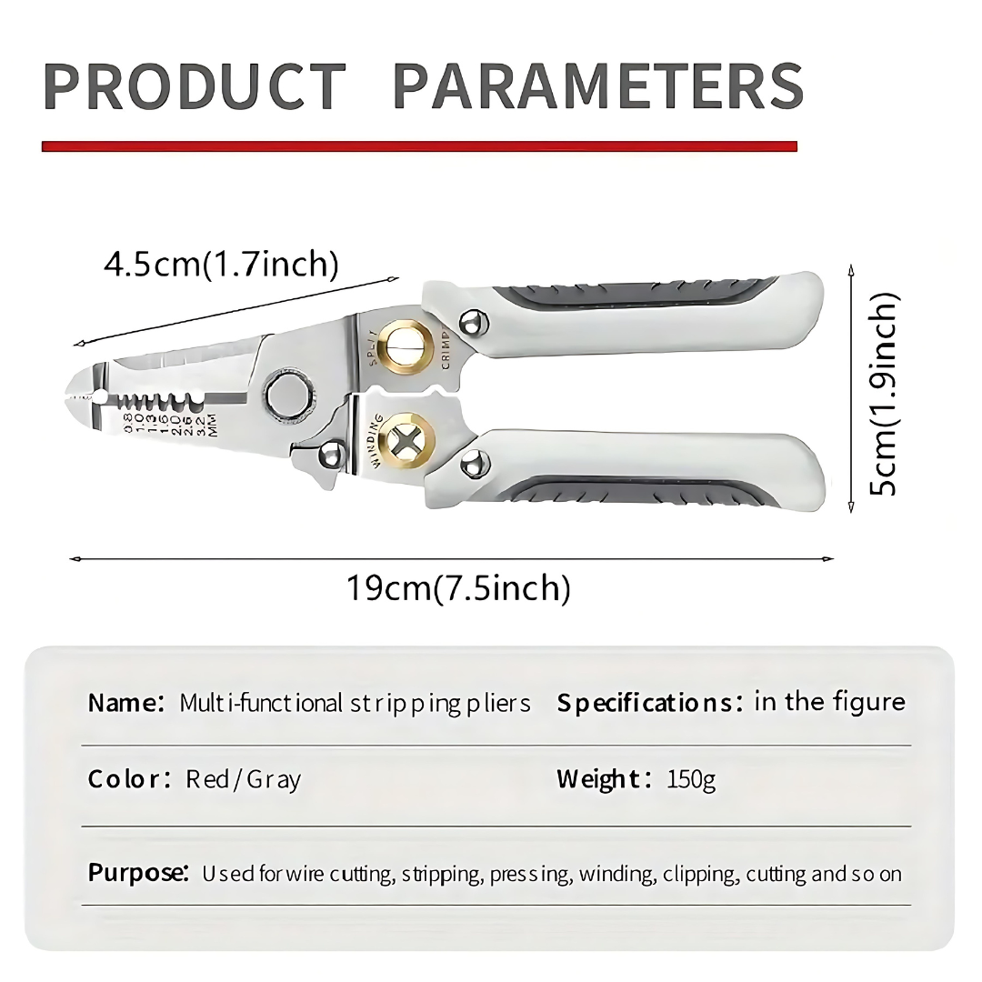 Multi-functional Wire Stripper & Cutter