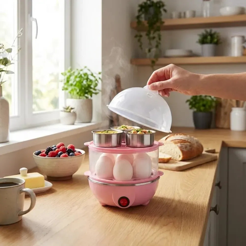 14-egg multi-function cooker - home & kitchen