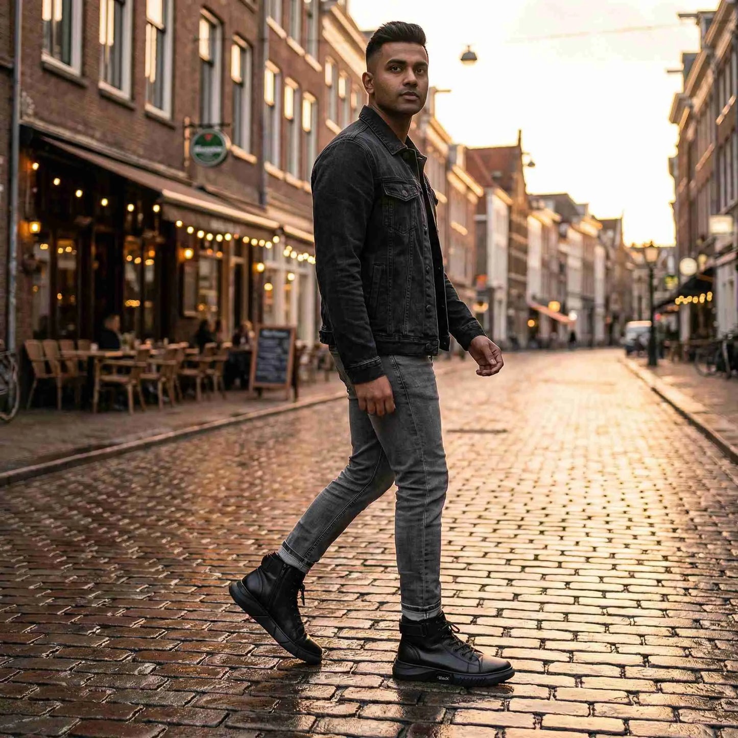 Men’s Black Casual Boots