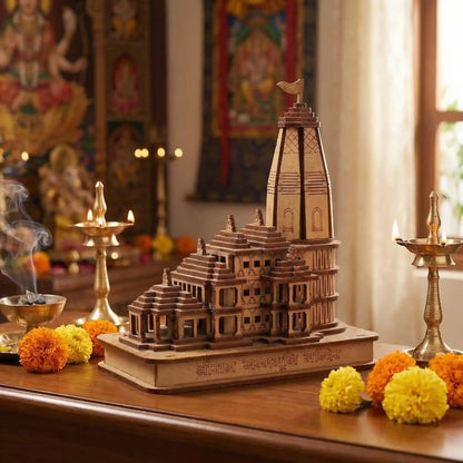 AYODHYA RAM MANDIR WOODEN TEMPLE