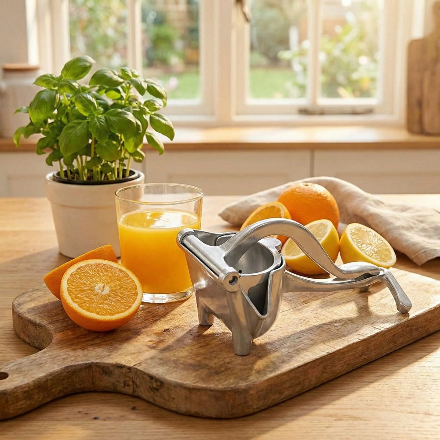 Heavy-Duty Manual Fruit Juicer