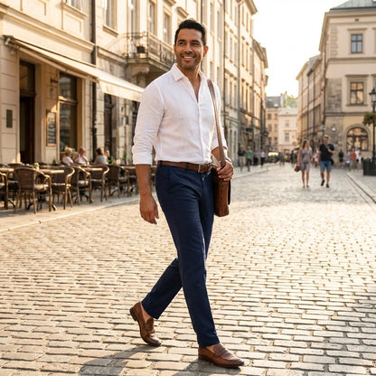 High Elasticity Men's Classic Pants (Pack of 3)