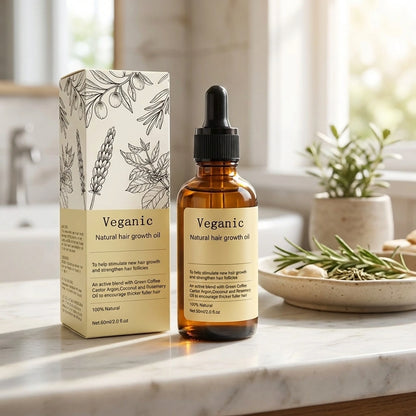 Vegan Natural Hair Growth Oil (Pack of 2)