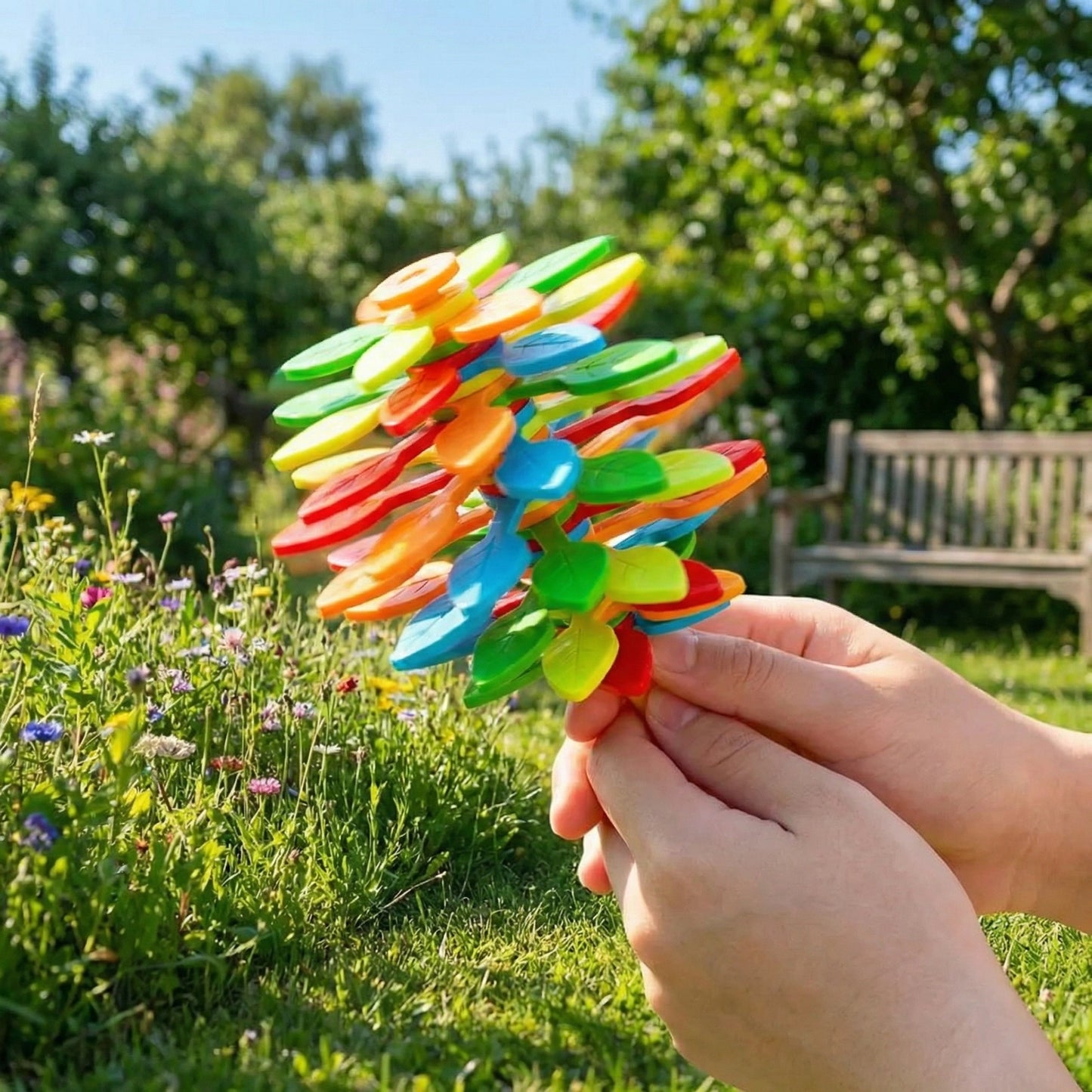 Magical Spinning Flower Candy Toy