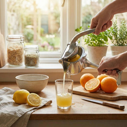Heavy-Duty Manual Fruit Juicer
