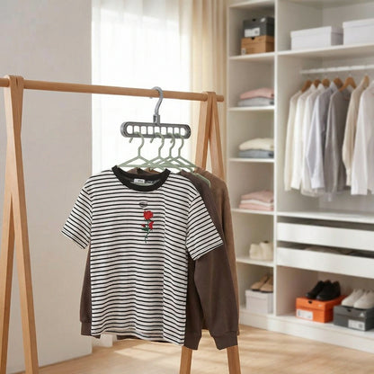 9-Hole Space-Saving Hanger Hook