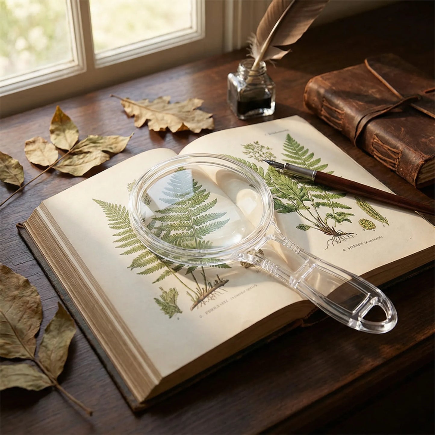 Portable Acrylic Magnifying Glass