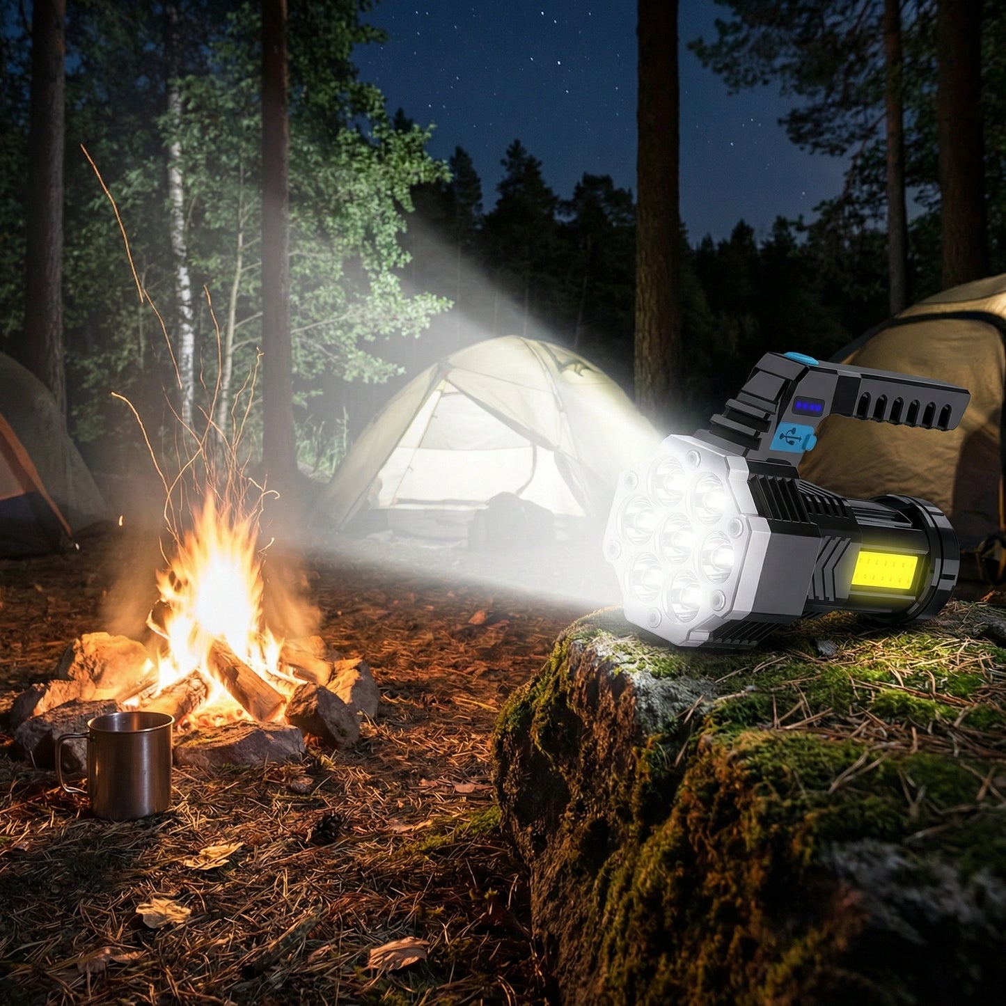 Rechargeable Outdoor Flashlight Lantern