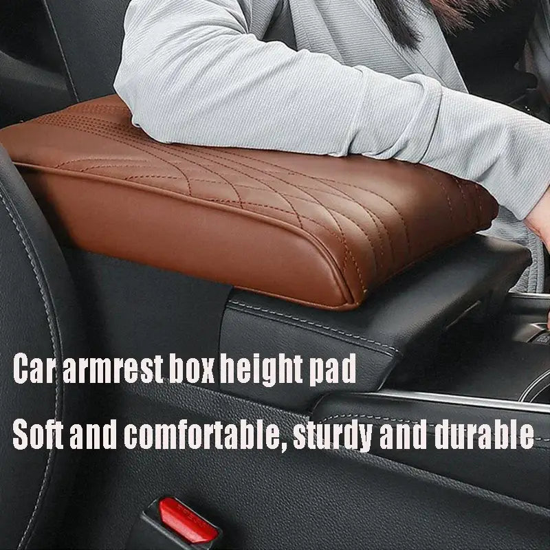 Leather waterproof armrest seat box cover pad protector