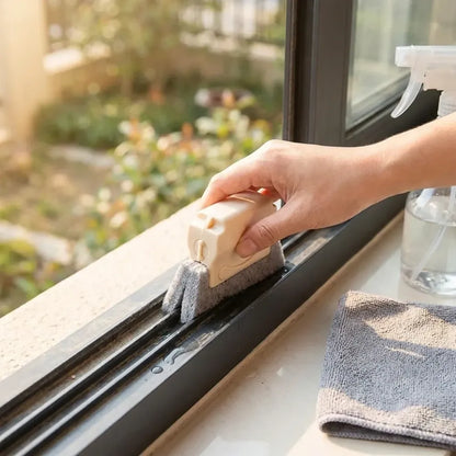 1484 creative window groove cleaning brush hand-held cleaner tools - home improvement