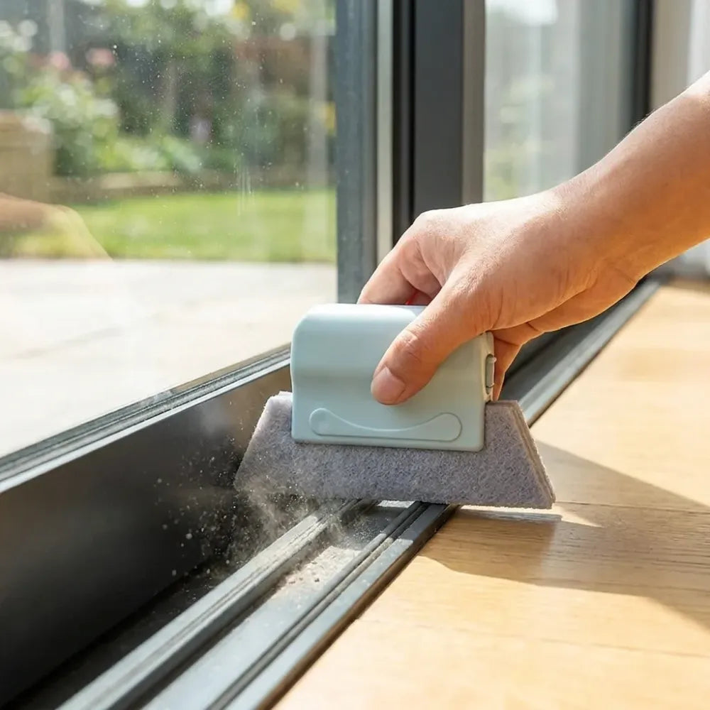 1484 creative window groove cleaning brush hand-held cleaner tools - home improvement