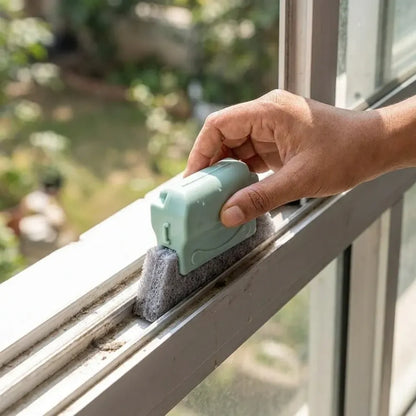 1484 creative window groove cleaning brush hand-held cleaner tools - home improvement