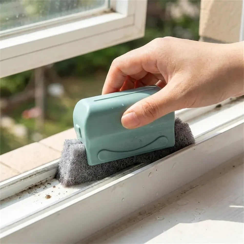 1484 creative window groove cleaning brush hand-held cleaner tools - home improvement