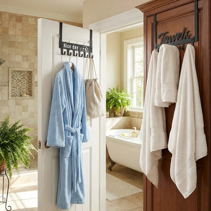 Space-Saving Over-Door Hook