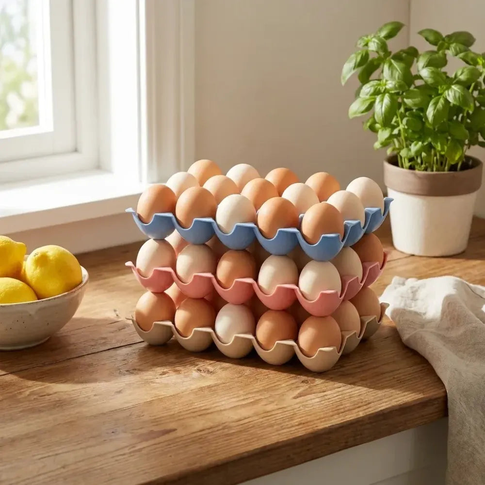 15-egg storage tray - home & kitchen