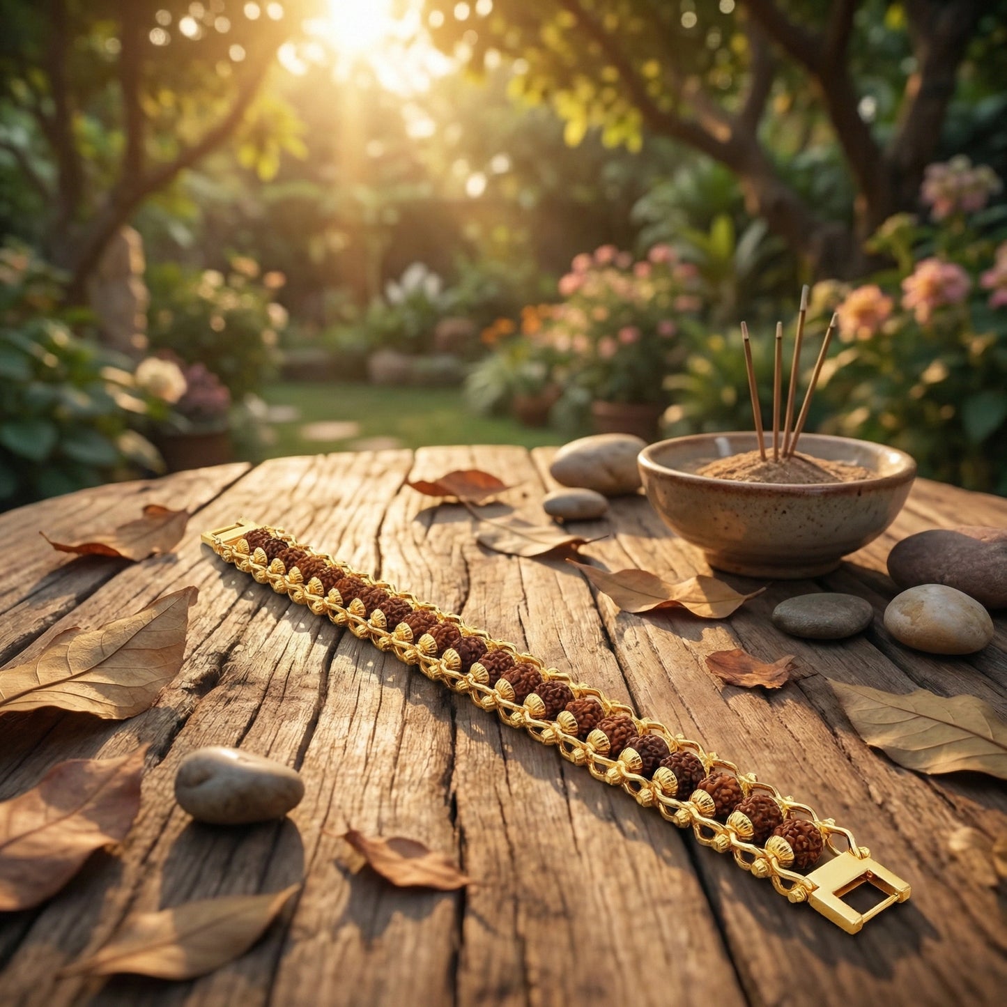 Sacred Rudraksha Bracelet Rakhi