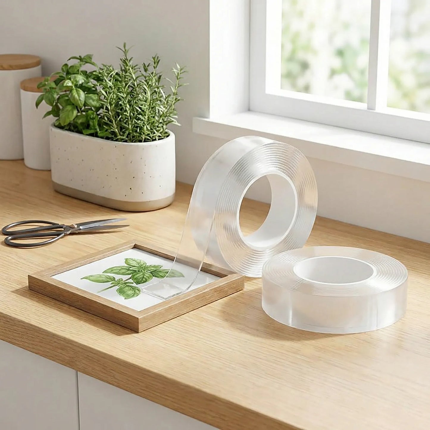 Multipurpose Double Sided Tape (3 Meter, Pack of 2)