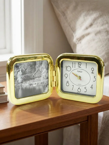 Portable Foldable Desk Clock  Space-saving And Stylish (1 Pc)