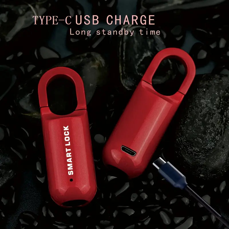 Keyless fingerprint padlock – secure & portable