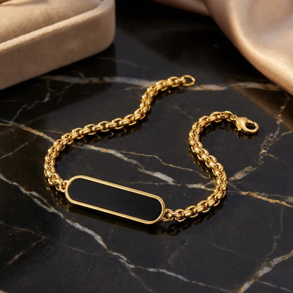 Elegant Silver Rakhi Bracelet