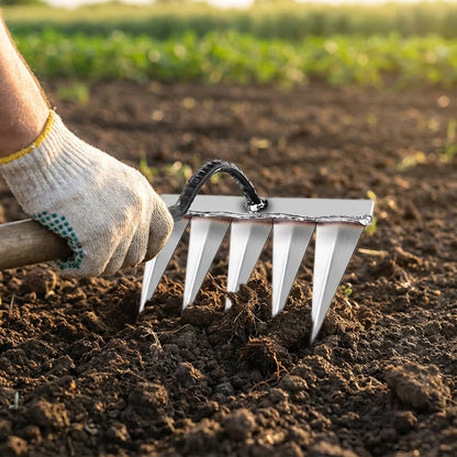 5 Teeth Steel Nail Rake