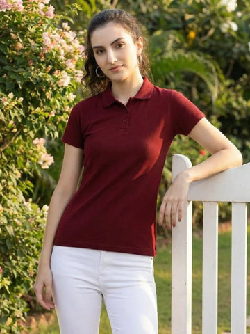 Ketex Maroon Polo T-Shirt