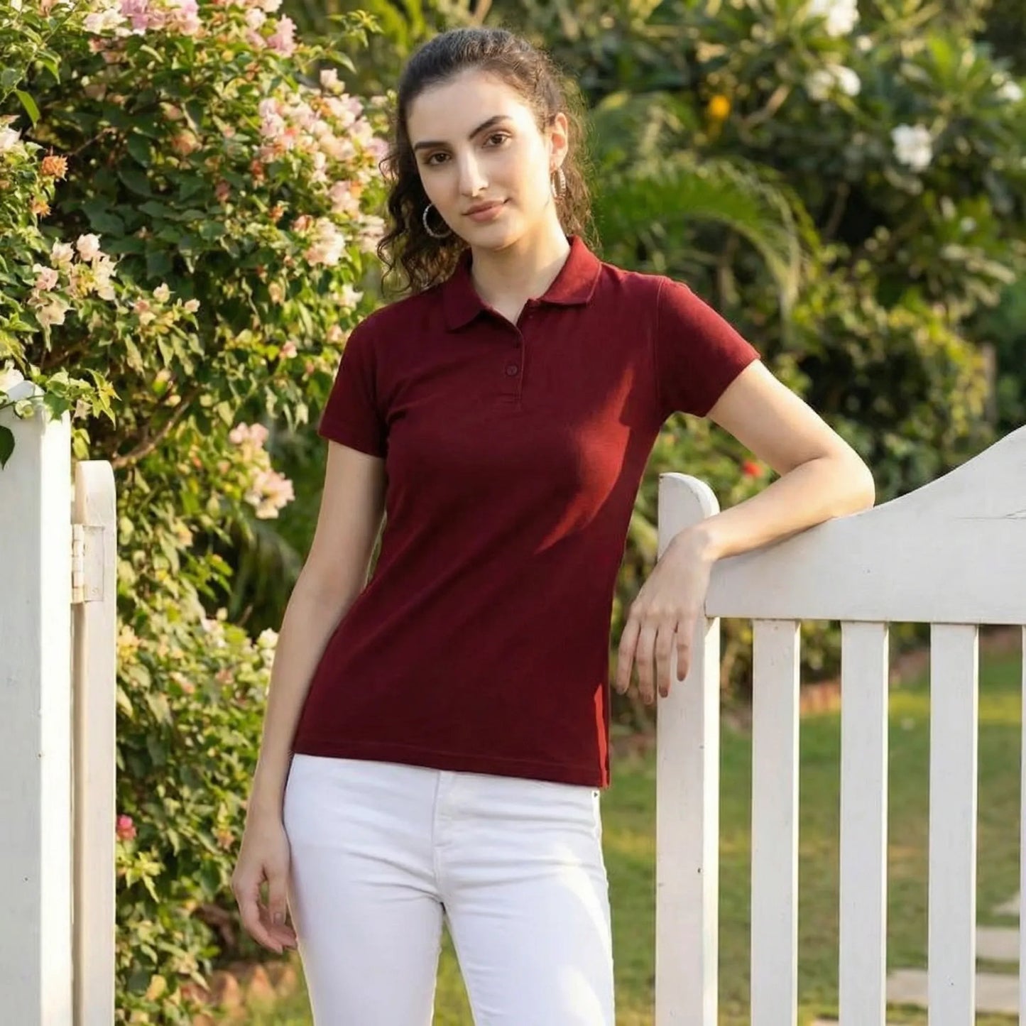 Ketex Maroon Polo T-Shirt