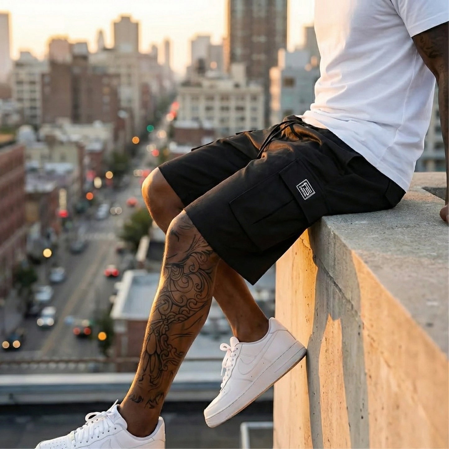 Men's Casual Cargo Shorts (Pack of 3)