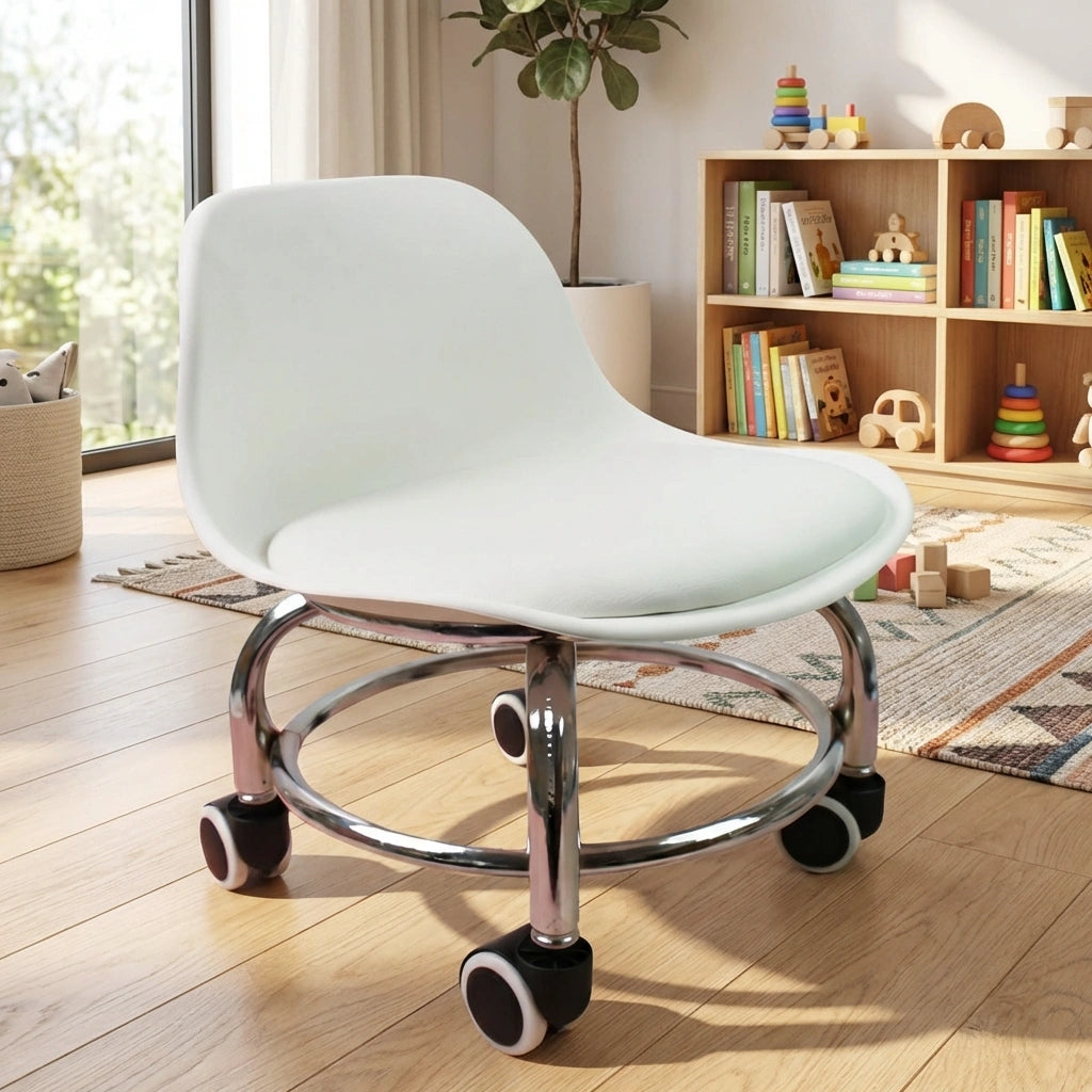360° Swivel Rolling Stool