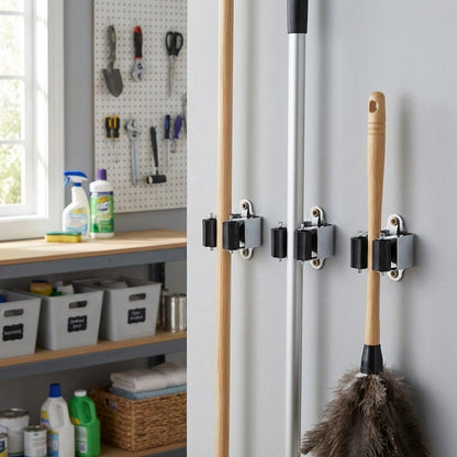 Heavy-Duty Broom Holder