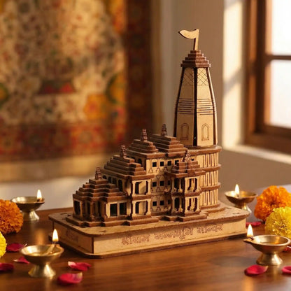 AYODHYA RAM MANDIR WOODEN TEMPLE