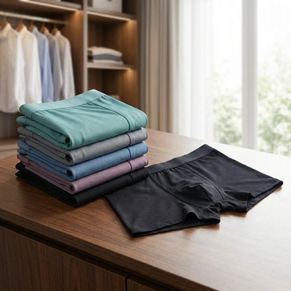 Men's Ice Silk Boxers – Pack of 5