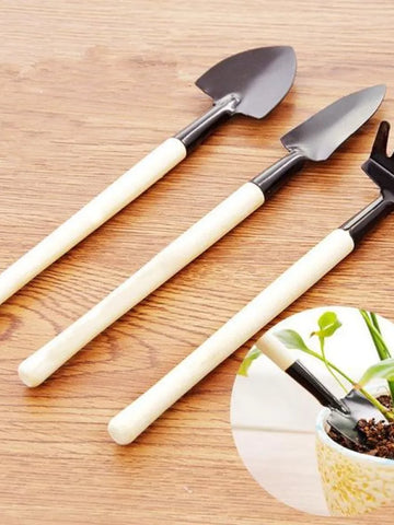 1598 Kids Garden Tools Set Of 3 Pieces (Trowel Shovel Rake)